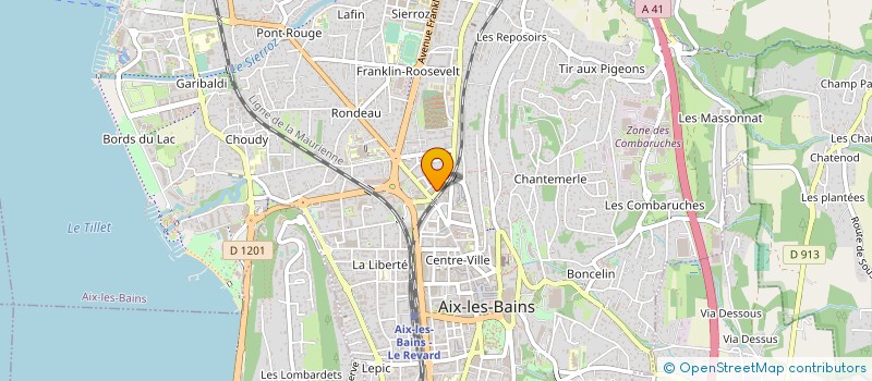 localisation de l'entreprise AIX MOTO à AIX-LES-BAINS