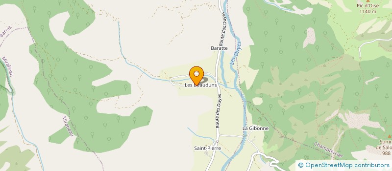 localisation de l'entreprise AIX MOZART  BARRAS