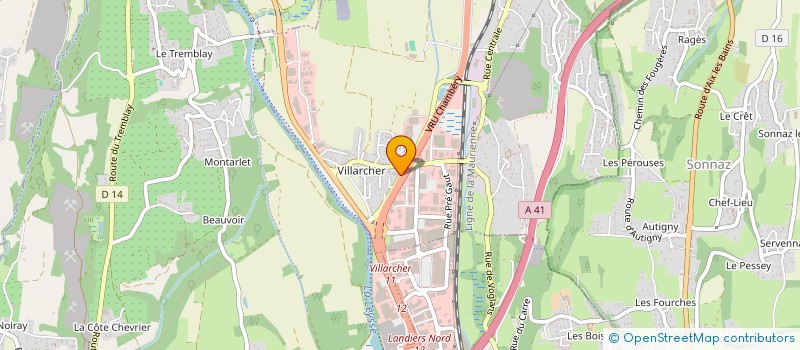 localisation de l'entreprise AIX NAUTIC  VOGLANS