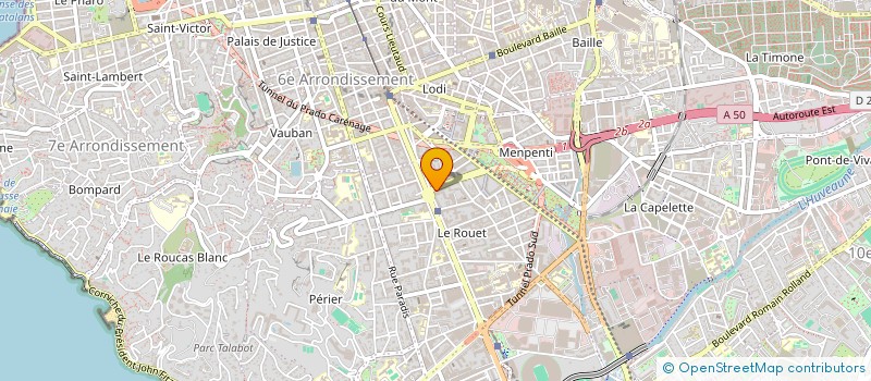 localisation de l'entreprise AIX ORBITELLE à MARSEILLE