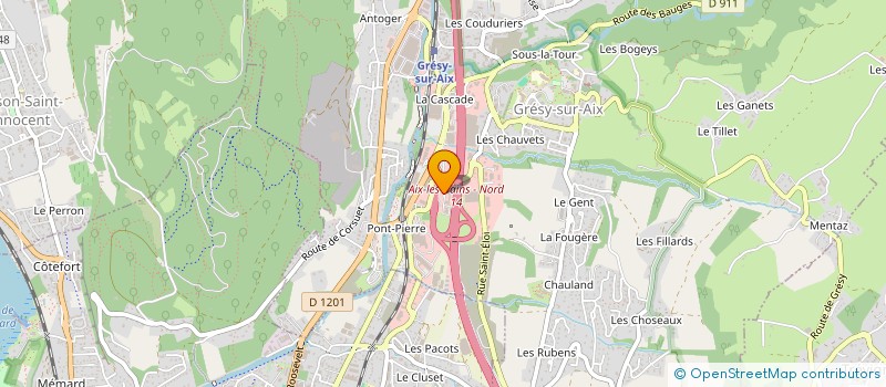 localisation de l'entreprise AIX'PERIENCES  GRESY-SUR-AIX