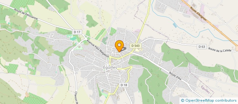 localisation de l'entreprise AIX'PERT RENOV PACA à EGUILLES