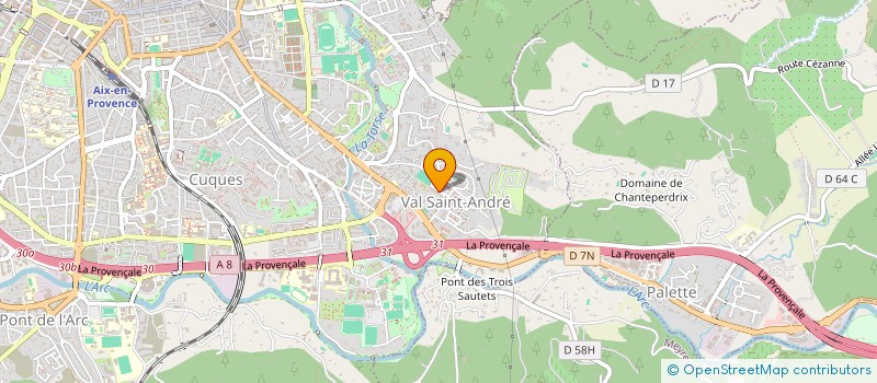 localisation de l'entreprise AIX'PRESS LINE  AIX-EN-PROVENCE