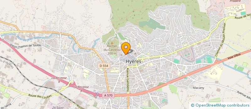 localisation de l'entreprise AIX'PRESSO  HYERES