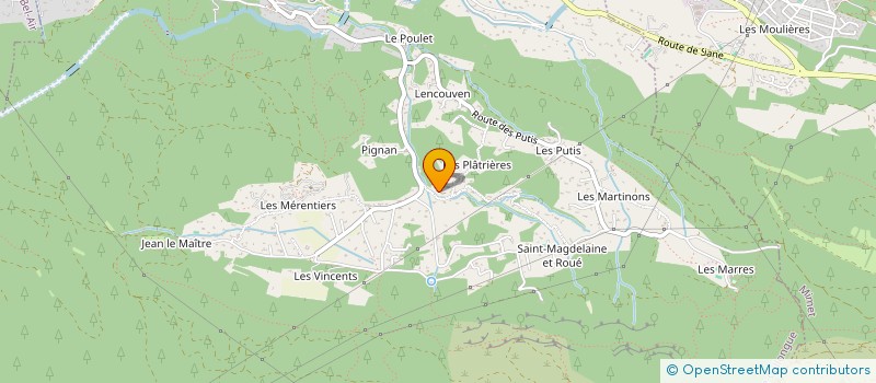 localisation de l'entreprise AIX'PRIM  SIMIANE-COLLONGUE