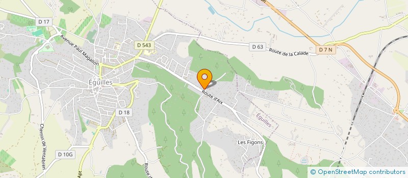 localisation de l'entreprise AIX PROTECTION à EGUILLES