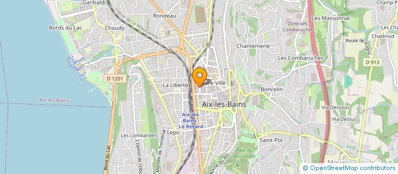 localisation de l'entreprise AIX RETOUCHES  AIX-LES-BAINS