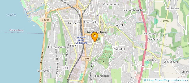 localisation de l'entreprise AIX SOINS INFIRMIERS à AIX-LES-BAINS