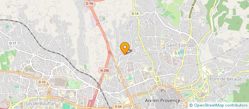 localisation de l'entreprise AIX SPORT GARAGE à AIX EN PROVENCE