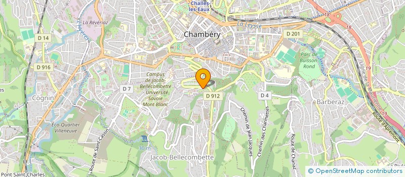 localisation de l'entreprise AIX TAXI  CHAMBERY
