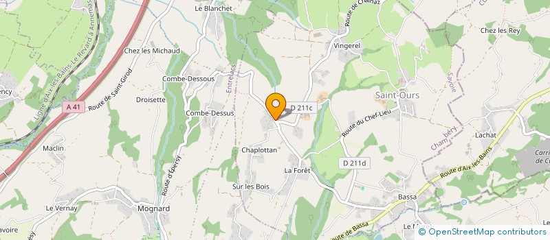 localisation de l'entreprise AIX'TRA LOC  SAINT-OURS