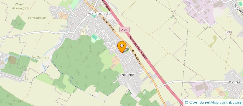 localisation de l'entreprise AIX VISION  AIX-NOULETTE