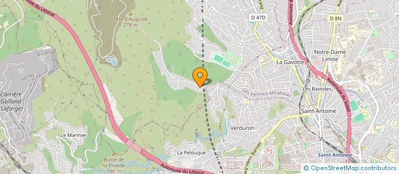 localisation de l'entreprise AIX - VOTO INVEST à LES PENNES-MIRABEAU