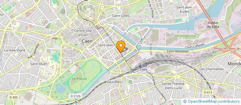 localisation de l'entreprise AIXELA  CAEN