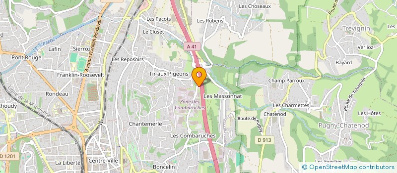 localisation de l'entreprise AIXGEO à AIX-LES-BAINS