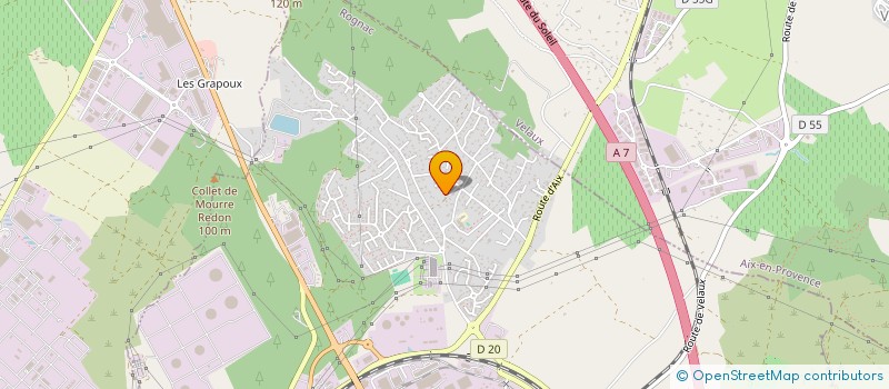 localisation de l'entreprise AIXODE  ROGNAC