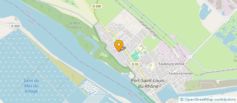 localisation de l'entreprise AIXOISE DE BARDAGE ET COUVERTURE à PORT-SAINT-LOUIS-DU-RHONE