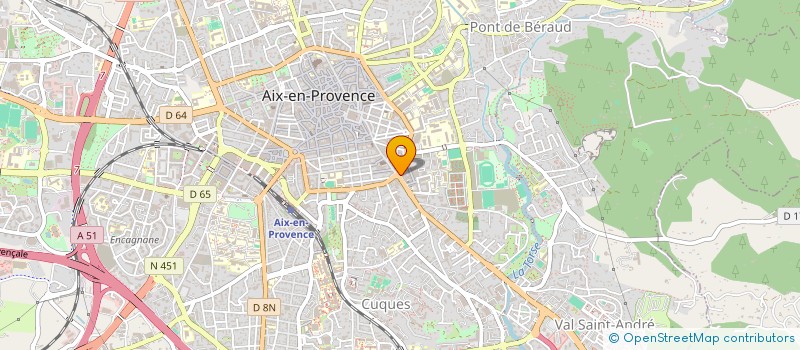 localisation de l'entreprise AIXOISE DE PRESSE ET EDITION à AIX-EN-PROVENCE