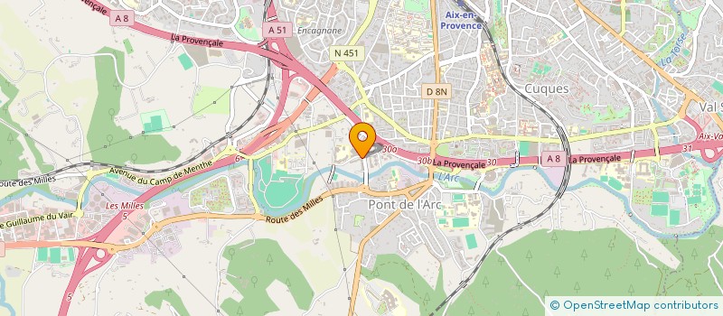 localisation de l'entreprise AIXONE TECHNOLOGIES SARL à AIX-EN-PROVENCE