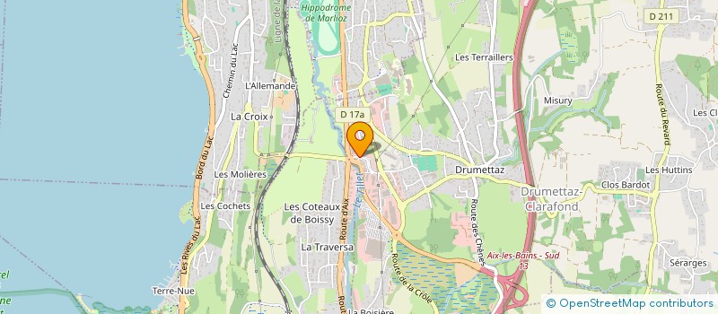 localisation de l'entreprise AIXPRESSION ' LIBRE à DRUMETTAZ-CLARAFOND
