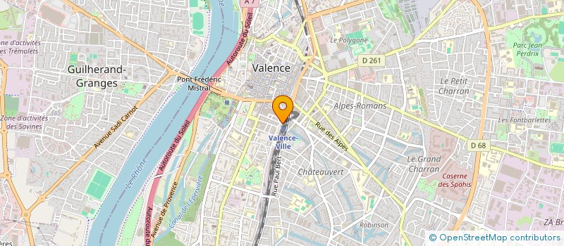 localisation de l'entreprise AIXRAIL  VALENCE