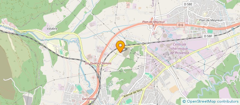 localisation de l'entreprise AIXTRALOC  GARDANNE