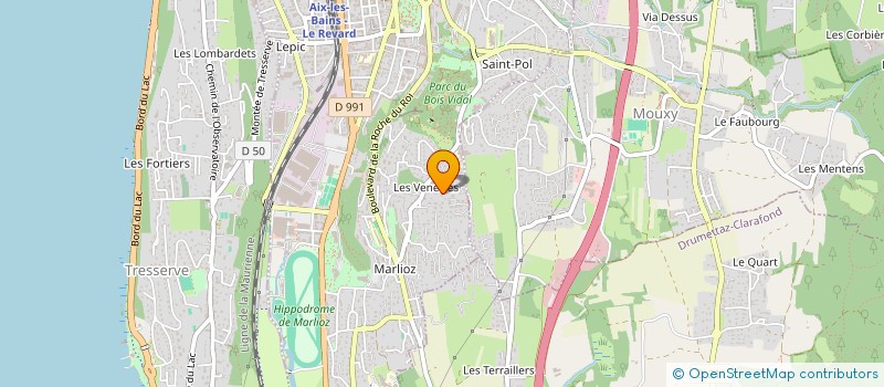 localisation de l'entreprise AIXTRANS à AIX-LES-BAINS