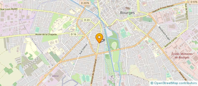 localisation de l'entreprise AIXVOLT à BOURGES