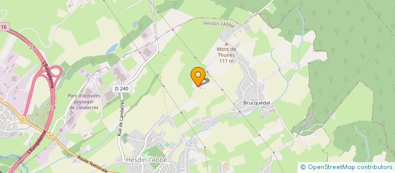 localisation de l'entreprise AIYANA à HESDIN-L'ABBE