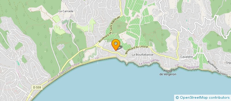 localisation de l'entreprise AIYANA SCI  LA CROIX-VALMER