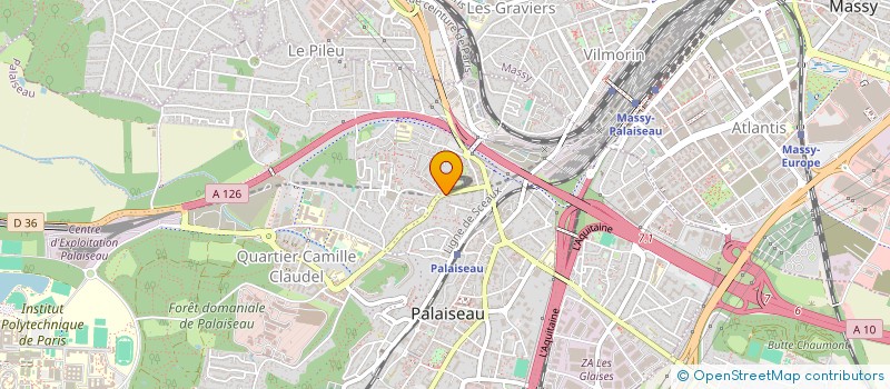 localisation de l'entreprise AIYOLAB  PALAISEAU