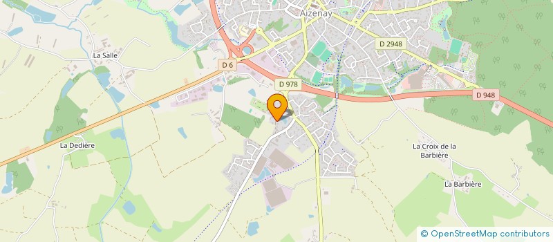 localisation de l'entreprise AIZENAY PRODUCTION  AIZENAY