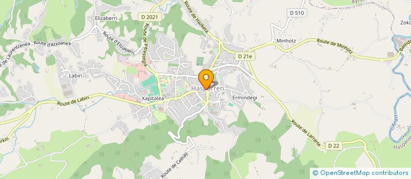 localisation de l'entreprise AIZKORRI  HASPARREN