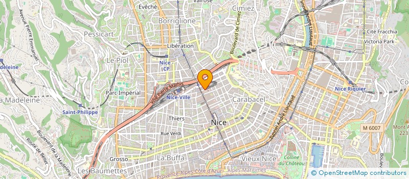 localisation de l'entreprise AIZO  NICE