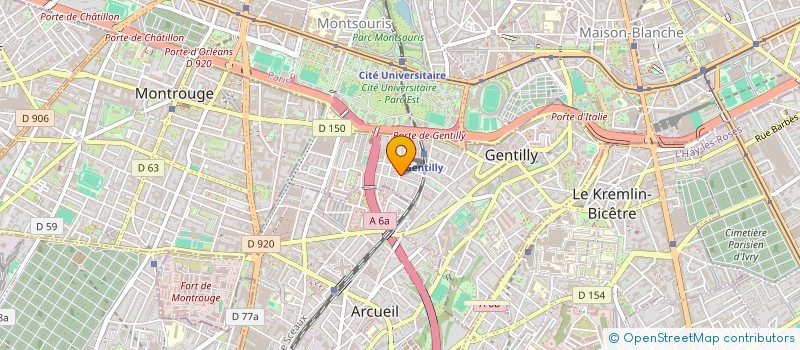 localisation de l'entreprise AIZOUZEN-TRANSFERT  GENTILLY