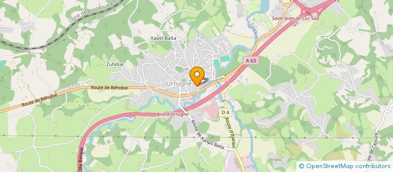 localisation de l'entreprise AIZPURU ENEA  URRUGNE