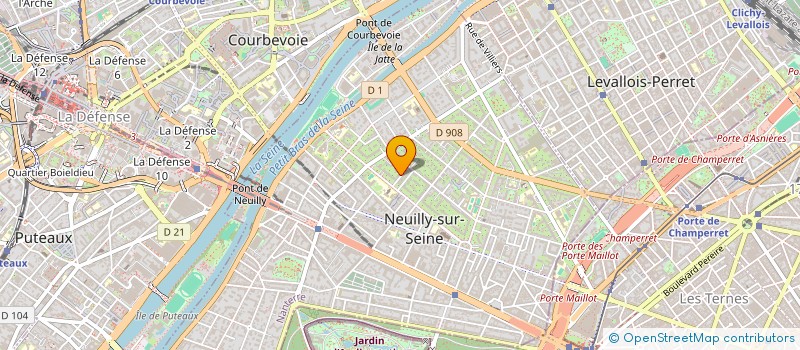 localisation de l'entreprise AIZZOLINK à NEUILLY-SUR-SEINE