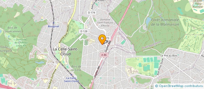 localisation de l'entreprise AJ+3  LA CELLE-SAINT-CLOUD