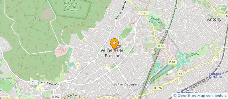 localisation de l'entreprise AJ 43 à VERRIERES-LE-BUISSON