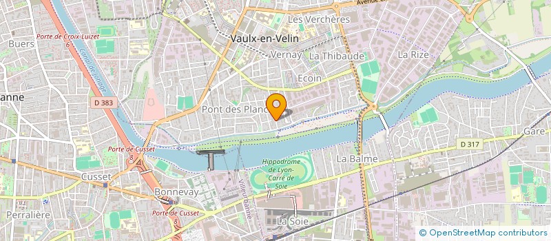 localisation de l'entreprise AJ  VAULX-EN-VELIN