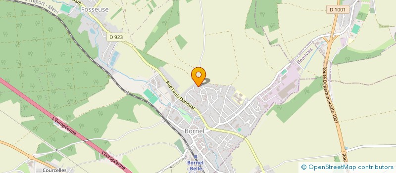 localisation de l'entreprise AJ  BORNEL