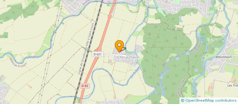 localisation de l'entreprise AJ ASSOCIEES  ICHTRATZHEIM