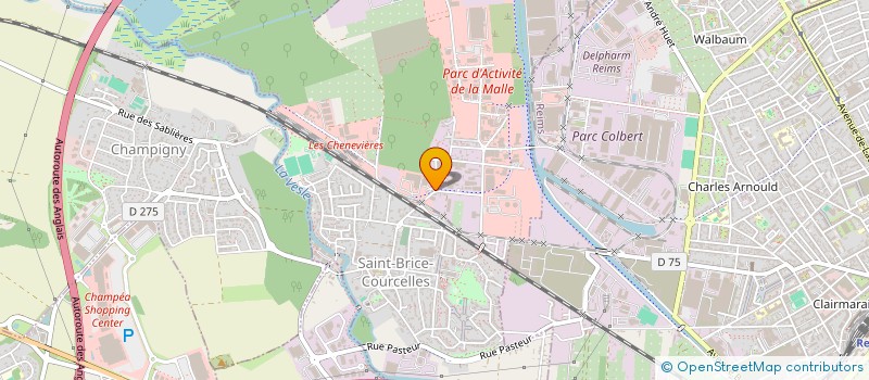 localisation de l'entreprise AJ AUTO  SAINT-BRICE-COURCELLES