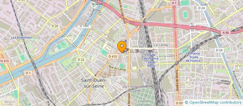 localisation de l'entreprise AJ AUTO  SAINT-DENIS