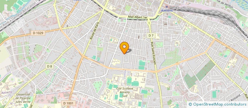 localisation de l'entreprise AJ AVENIR  AMIENS