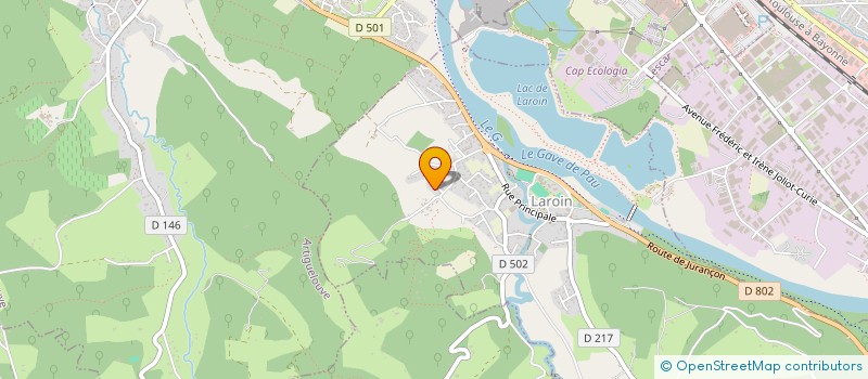 localisation de l'entreprise AJ BAKEA  LAROIN