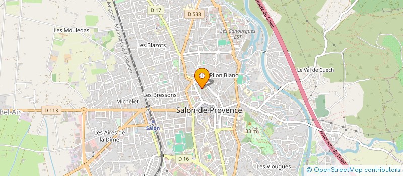 localisation de l'entreprise AJ BALLAND  SALON-DE-PROVENCE