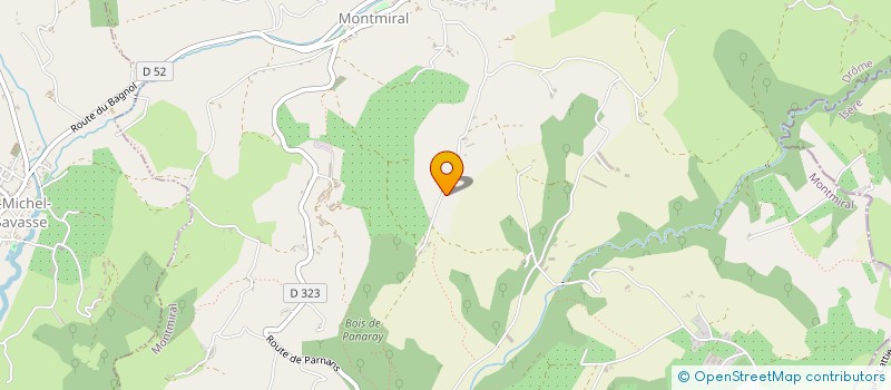 localisation de l'entreprise AJ BAT  MONTMIRAL