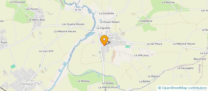 localisation de l'entreprise AJ BELOUAZZA  TREDIAS