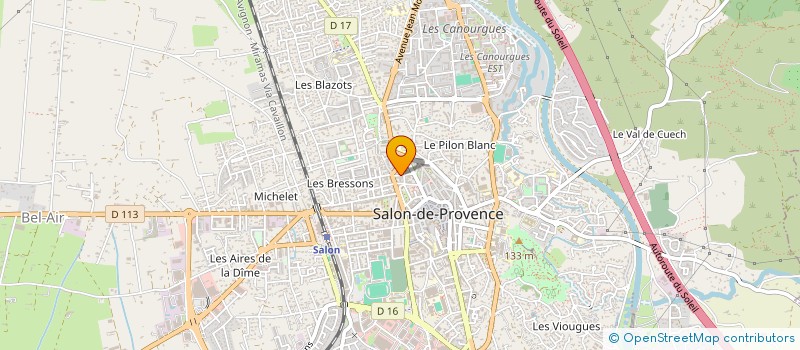 localisation de l'entreprise AJ BOIS  CHEVAL-BLANC